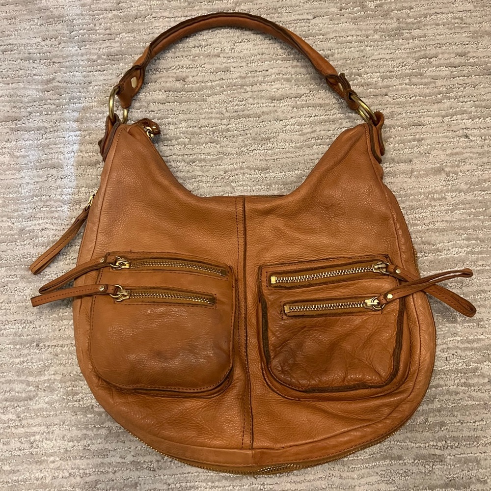 Linea pelle brown leather bag